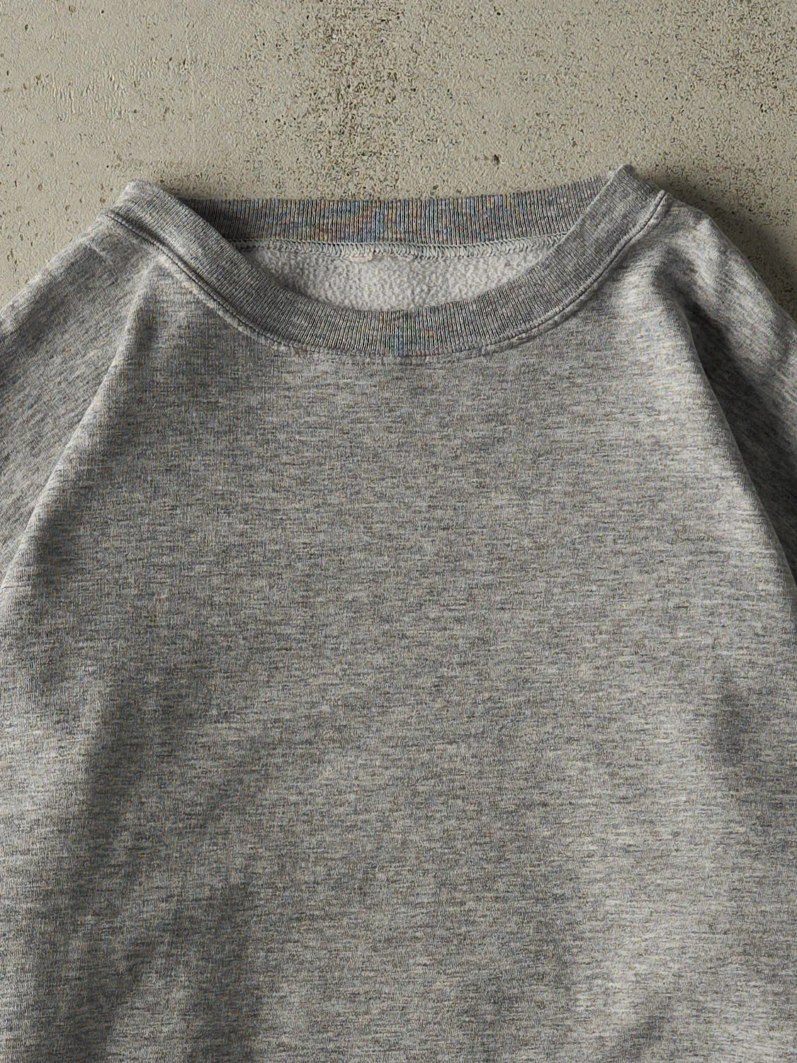 Vintage 90s Grey Blank Crewneck (M) sold by Rebalance Vintage product image thumbnail 2