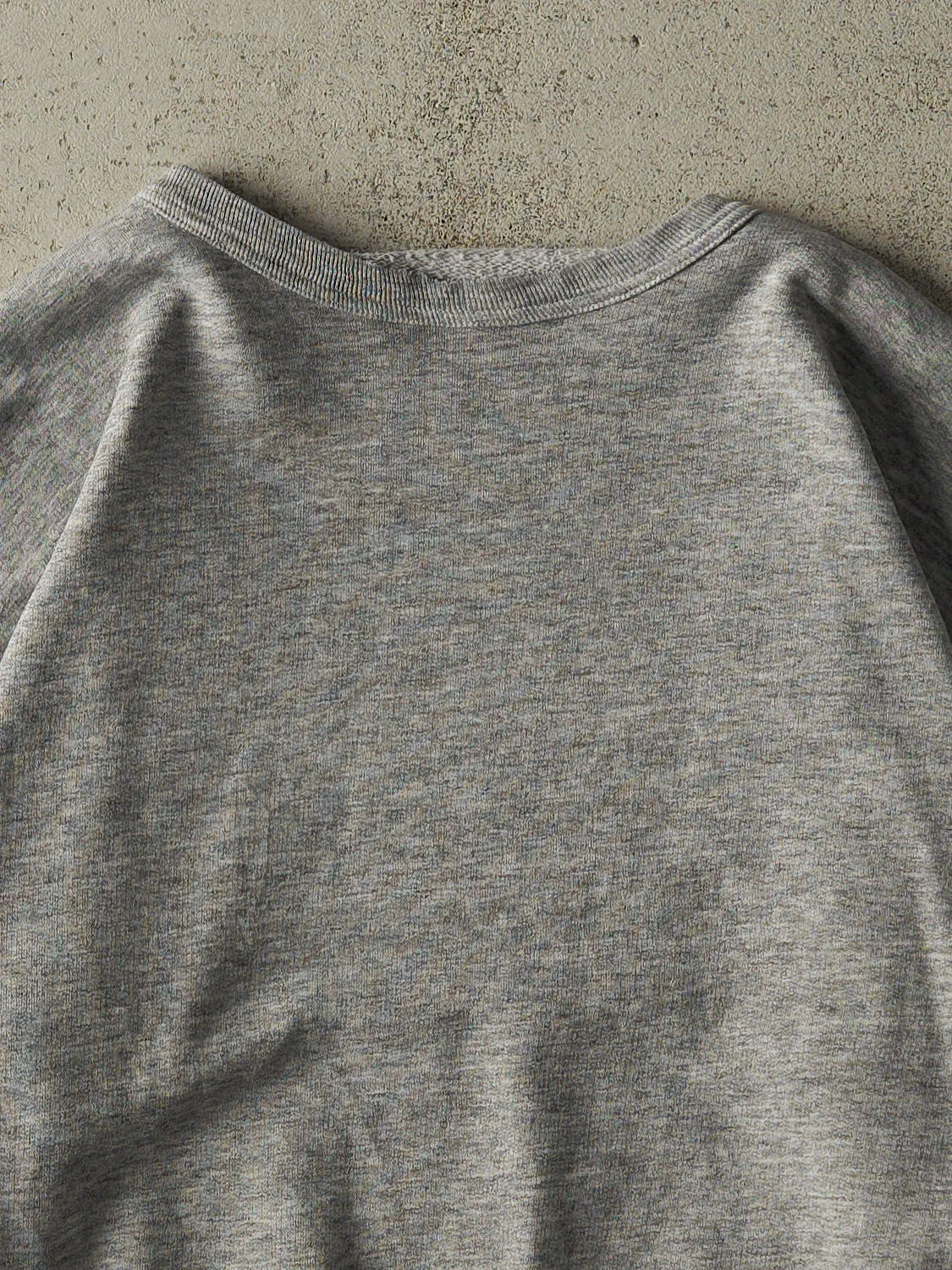 Vintage 80s Grey Blank Crewneck (S) sold by Rebalance Vintage product image thumbnail 2