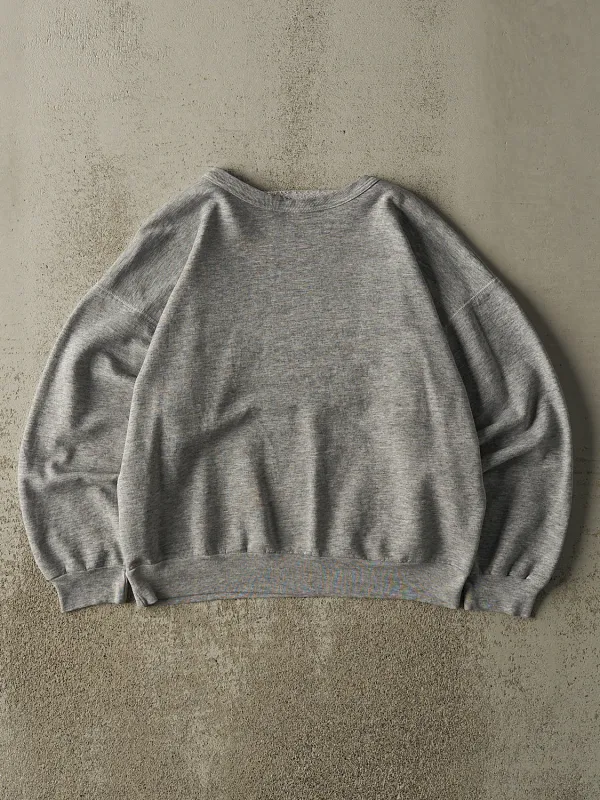 Vintage 80s Grey Blank Crewneck (S) sold by Rebalance Vintage