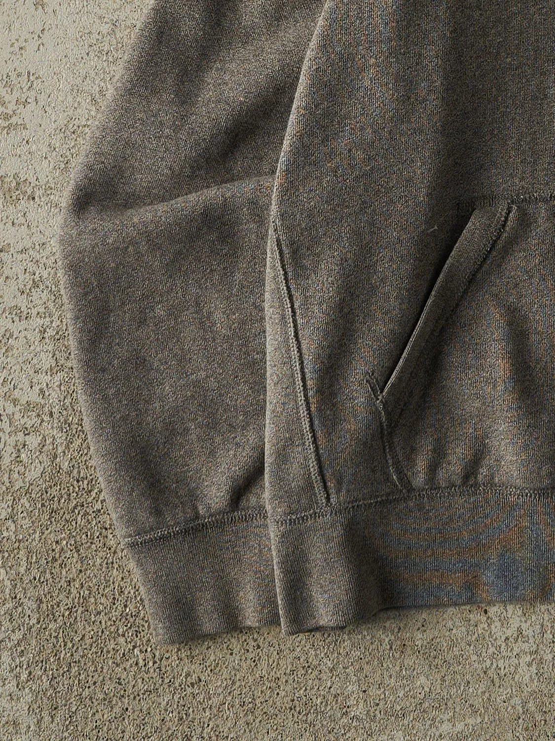 Vintage Y2K Grey Polo Ralph Lauren Embroidered Zip Up Hoodie (L) sold by Rebalance Vintage product image thumbnail 4