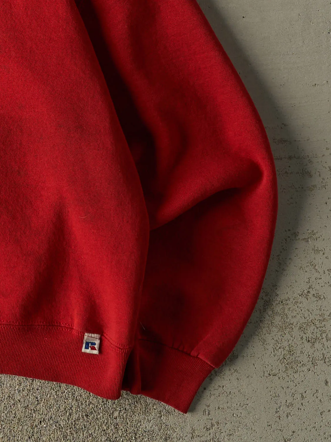 Vintage 90s Red Russell Athletic Embroidered Crewneck (M/L) sold by Rebalance Vintage product image thumbnail 4