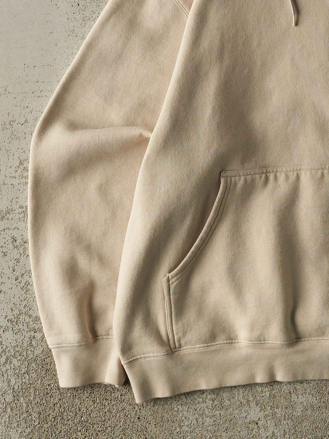 Vintage 90s Beige Reebok Embroidered Hoodie (L/XL) sold by Rebalance Vintage product image thumbnail 3