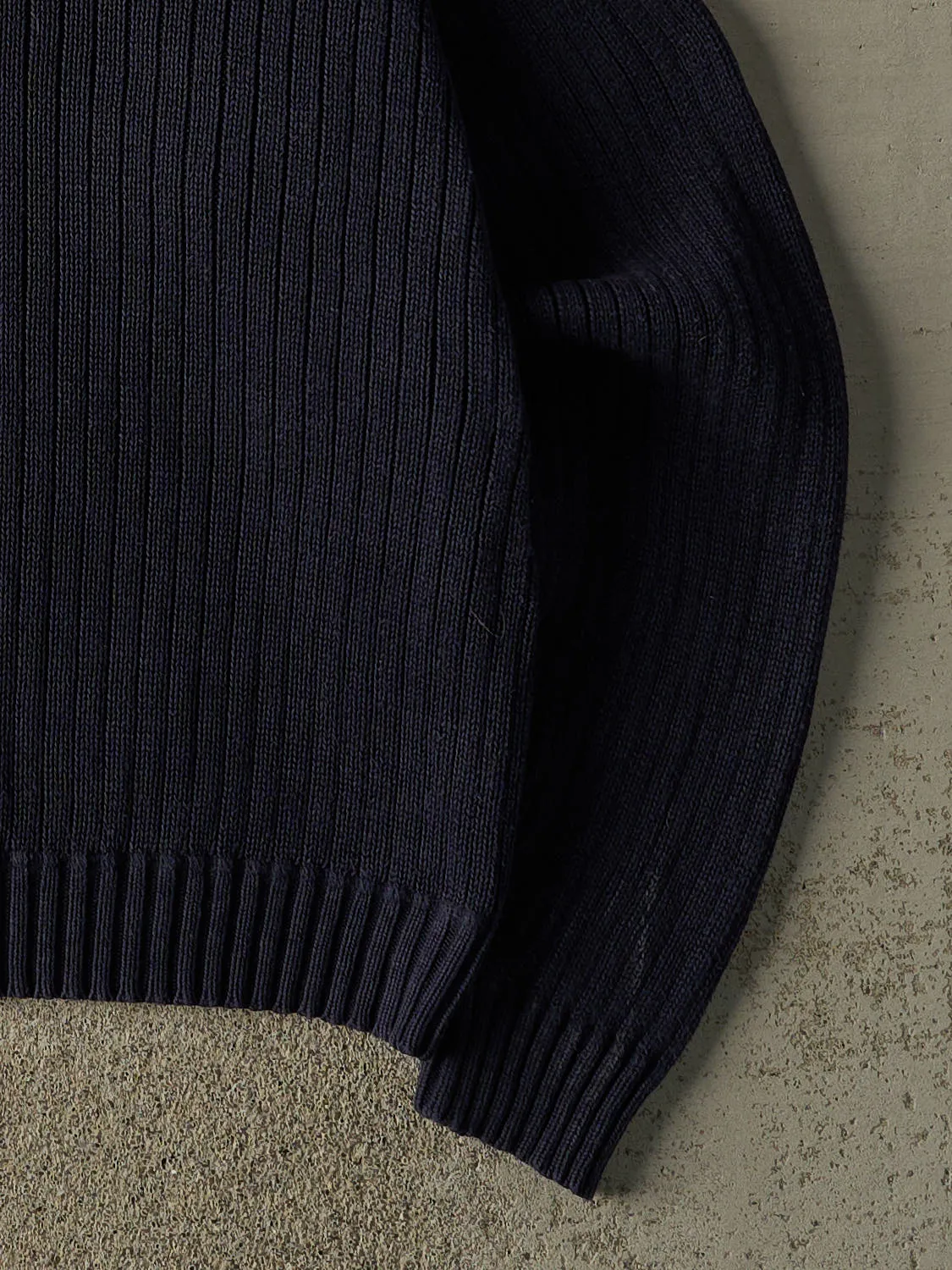 Vintage 80s Navy Blue Chaps Ralph Lauren Embroidered Knit (XL/XXL) sold by Rebalance Vintage product image thumbnail 4