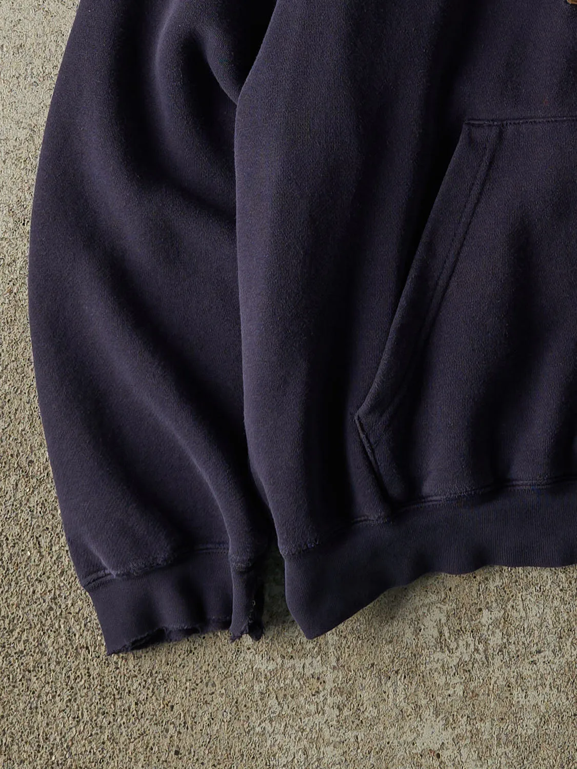 Vintage Y2K Navy Blue Notre Dame Embroidered Hoodie (M) sold by Rebalance Vintage product image thumbnail 3