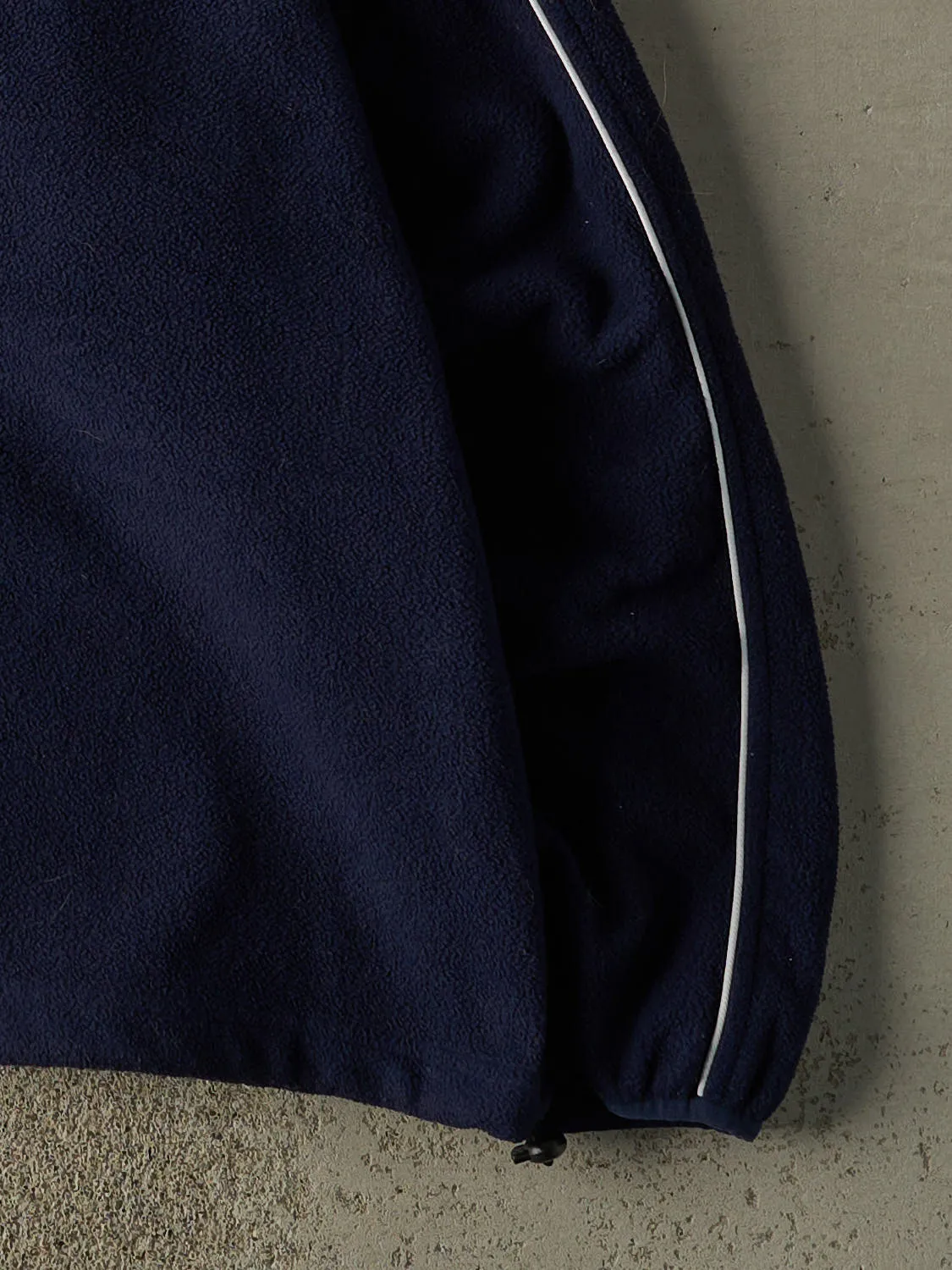 Vintage Y2K Navy Blue Penn State University Embroidered Quarter ZIp Fleece (XL/XXL) sold by Rebalance Vintage product image thumbnail 4