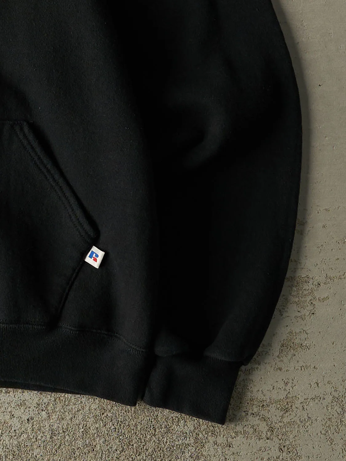 Vintage 90s Blue Russell Athletic Hoodie (M/L) sold by Rebalance Vintage product image thumbnail 4