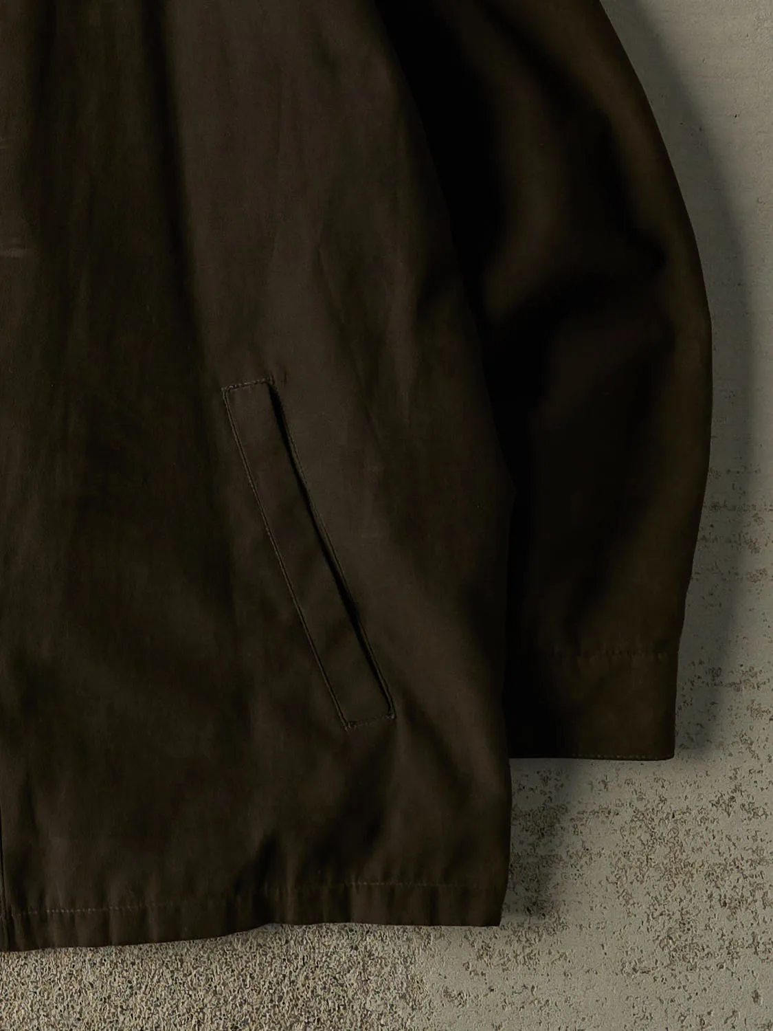 Vintage 90s Green Lightweight Suede Blazer Jacket (XL/XXL) sold by Rebalance Vintage product image thumbnail 4