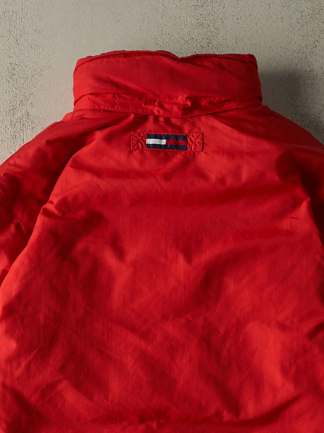 Vintage 90s Red Tommy Hilfiger Puffer Jacket (XXL) sold by Rebalance Vintage product image thumbnail 4