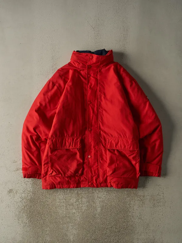 Vintage 90s Red Tommy Hilfiger Puffer Jacket (XXL) sold by Rebalance Vintage