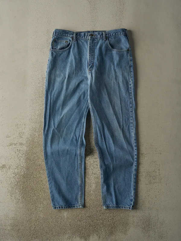 Vintage 90s Mid Wash Carhartt Jeans (36x32) sold by Rebalance Vintage