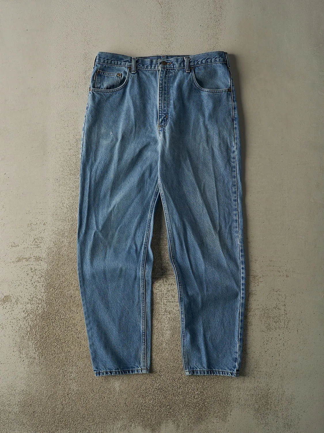 Vintage 90s Mid Wash Carhartt Jeans (36x32) sold by Rebalance Vintage