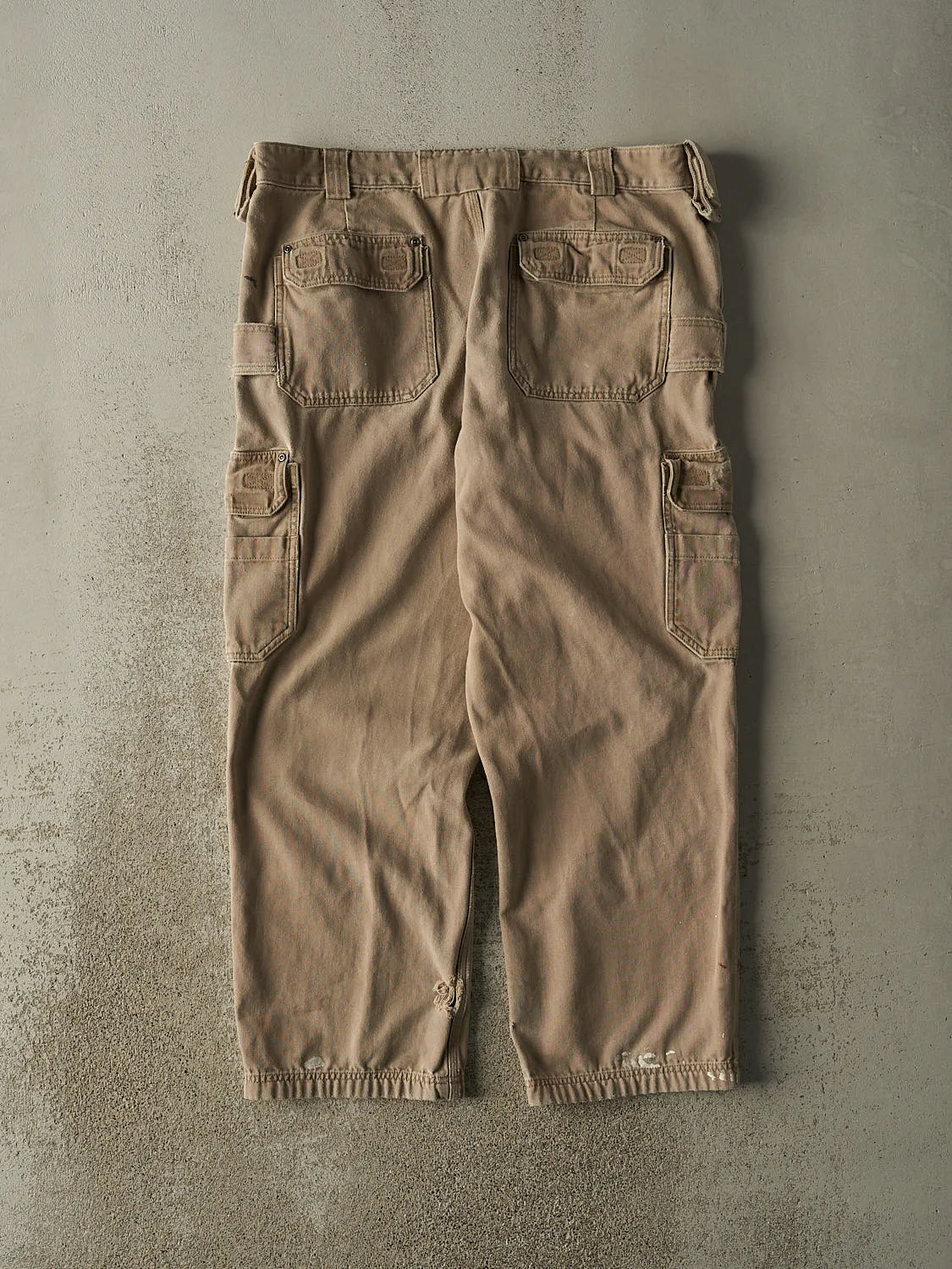 Vintage 90s Beige Duluth Cargo Work Pants (40x30) sold by Rebalance Vintage product image thumbnail 2