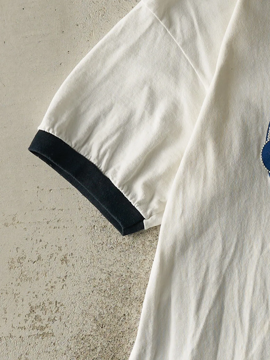 Vintage Y2K White & Navy Minnesota Timberwolves Ringer Tee (M/L) sold by Rebalance Vintage product image thumbnail 3