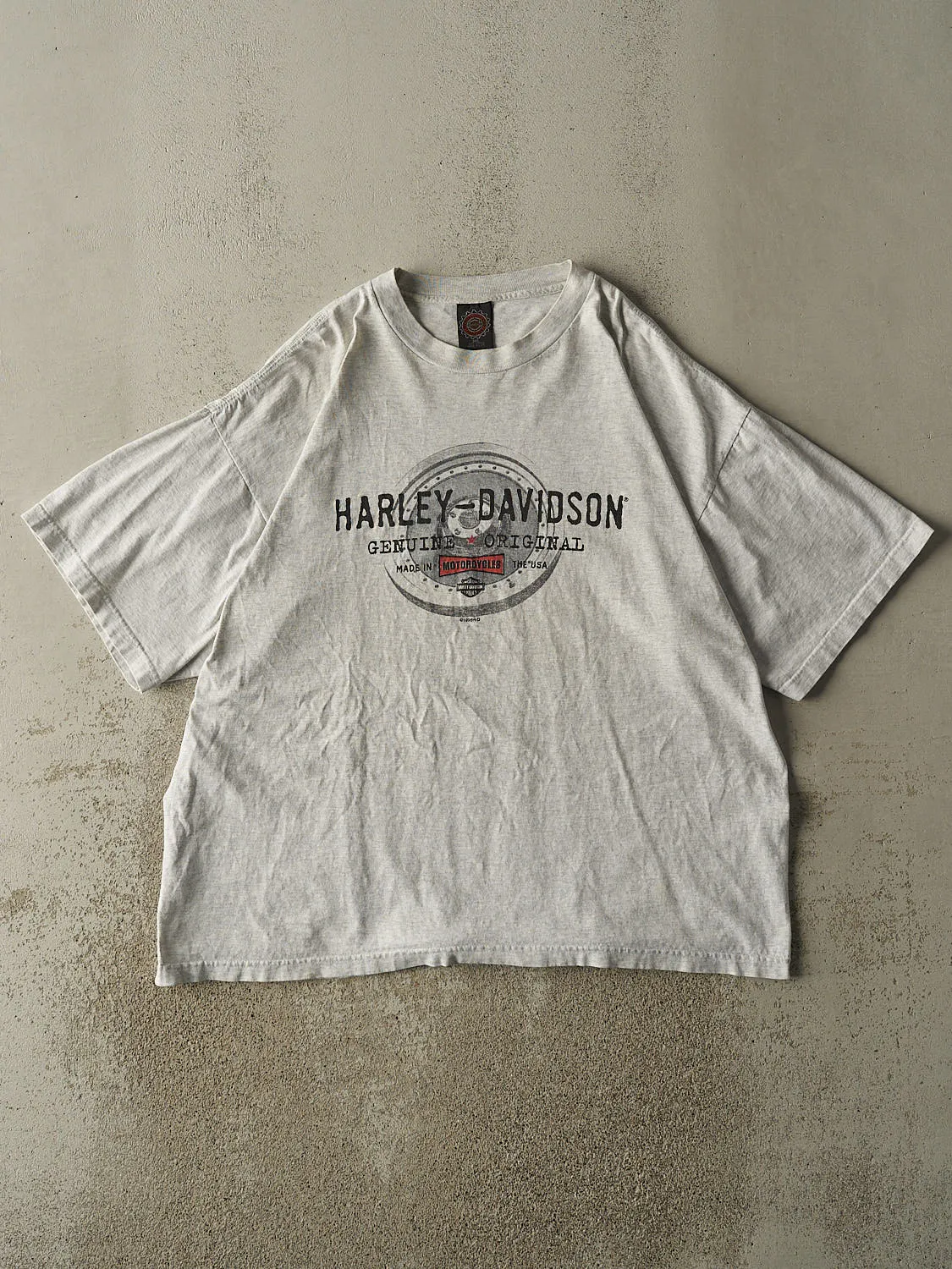Vintage 98' Heather Grey Harley Davidson Tee (XL/XXL) sold by Rebalance Vintage