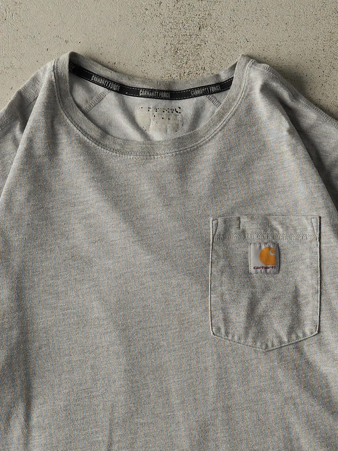 Vintage Y2K Grey Carhartt Pocket Tee (L/XL) sold by Rebalance Vintage product image thumbnail 2