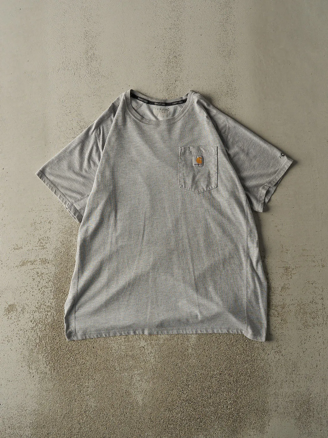 Vintage Y2K Grey Carhartt Pocket Tee (L/XL) sold by Rebalance Vintage