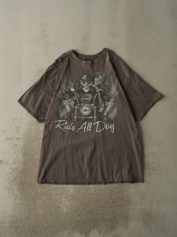 Vintage 14' Charcoal Grey Harley Davidson Las Vegas NV Tee (XL/XXL) sold by Rebalance Vintage