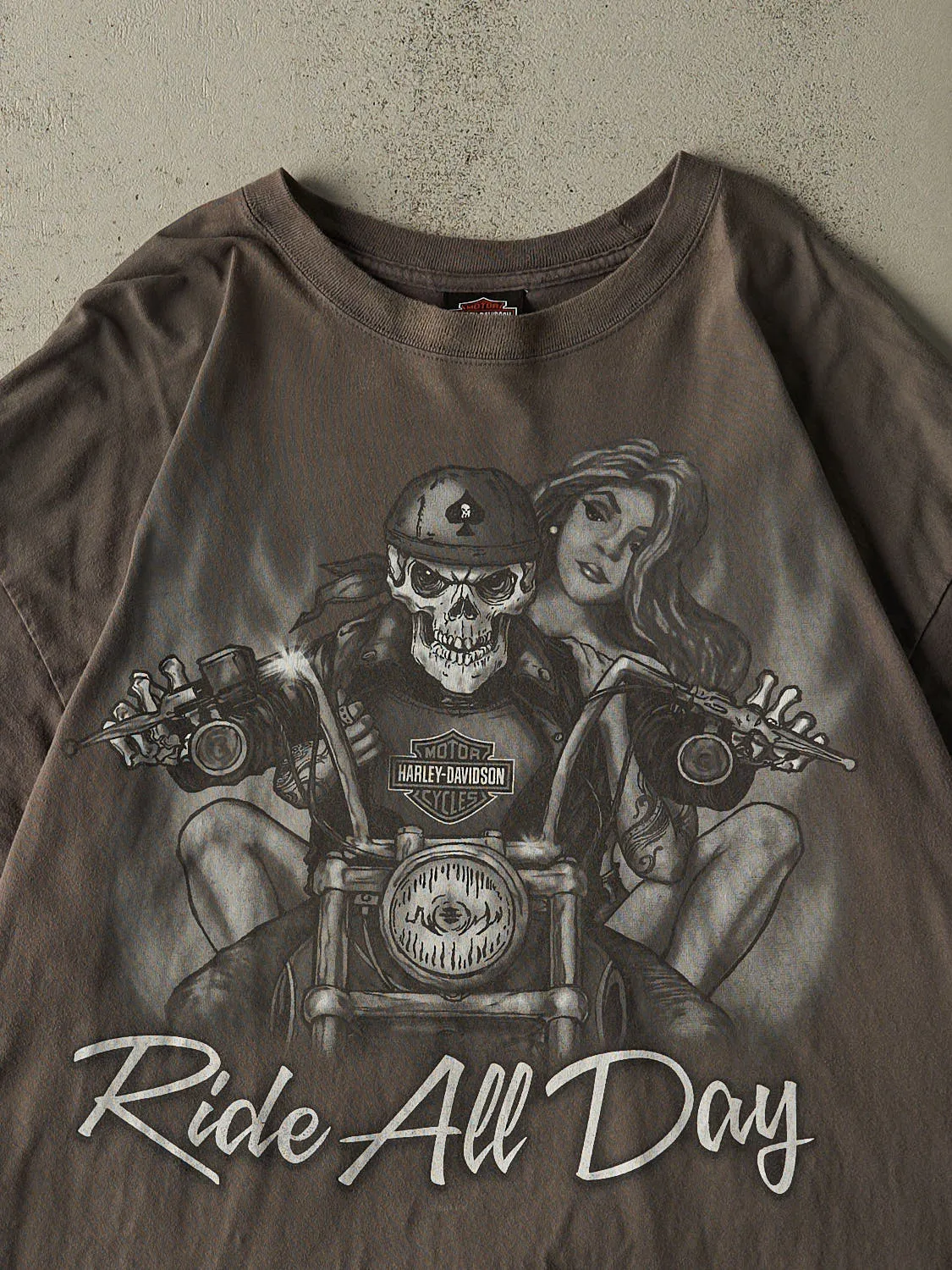 Vintage 14' Charcoal Grey Harley Davidson Las Vegas NV Tee (XL/XXL) sold by Rebalance Vintage product image thumbnail 3