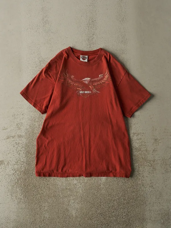 Vintage 08' Burgundy Harley Davidson Des Moines Iowa Tee (M/L) sold by Rebalance Vintage