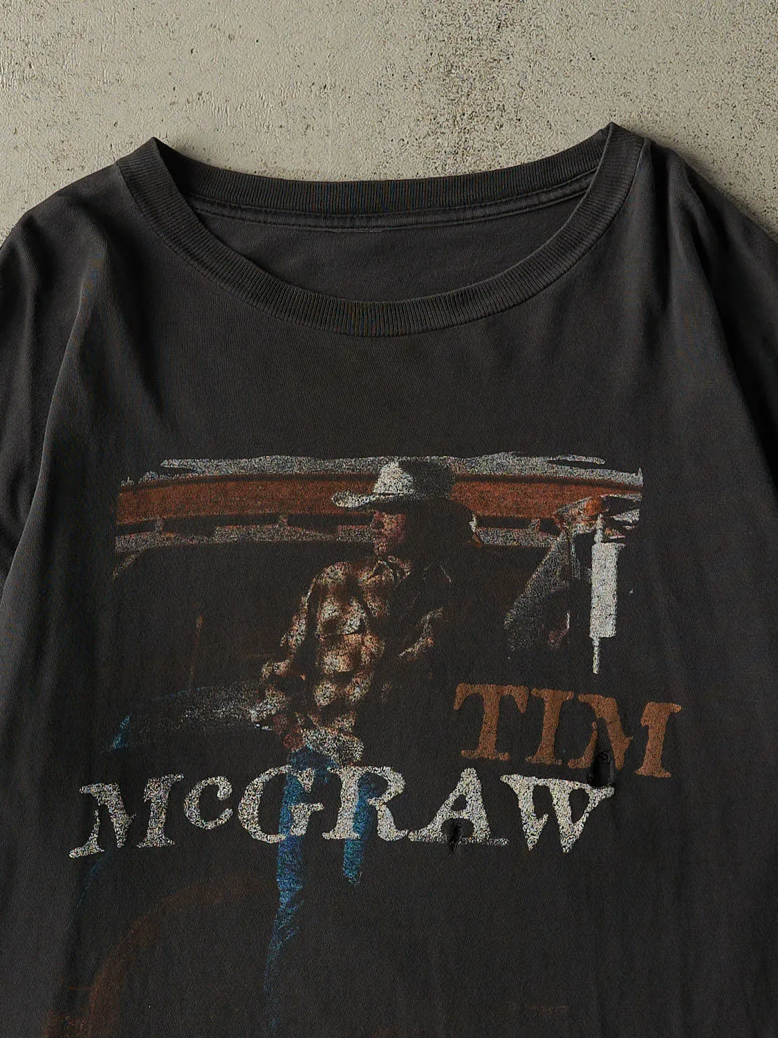 Vintage 95' Faded Black Tim McGraw All I Want Tee (XL) sold by Rebalance Vintage product image thumbnail 3
