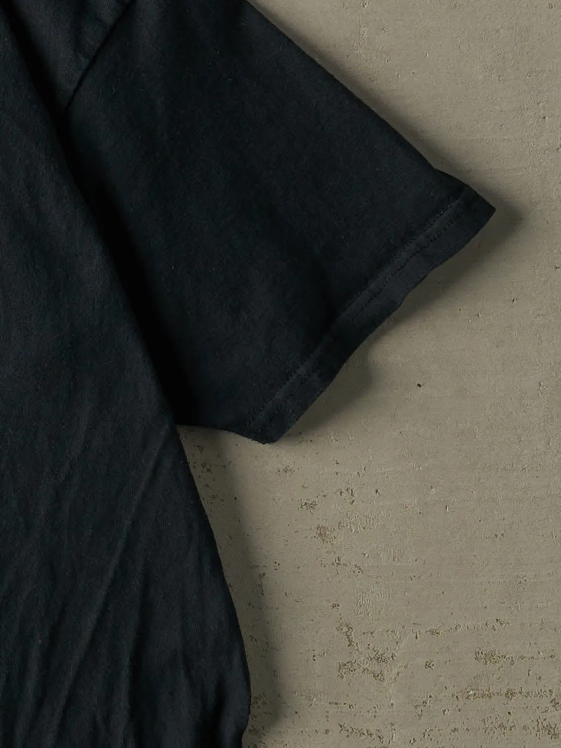 Vintage Y2K Black "Fuggedaboudit!" Slogan Tee (M) sold by Rebalance Vintage product image thumbnail 4