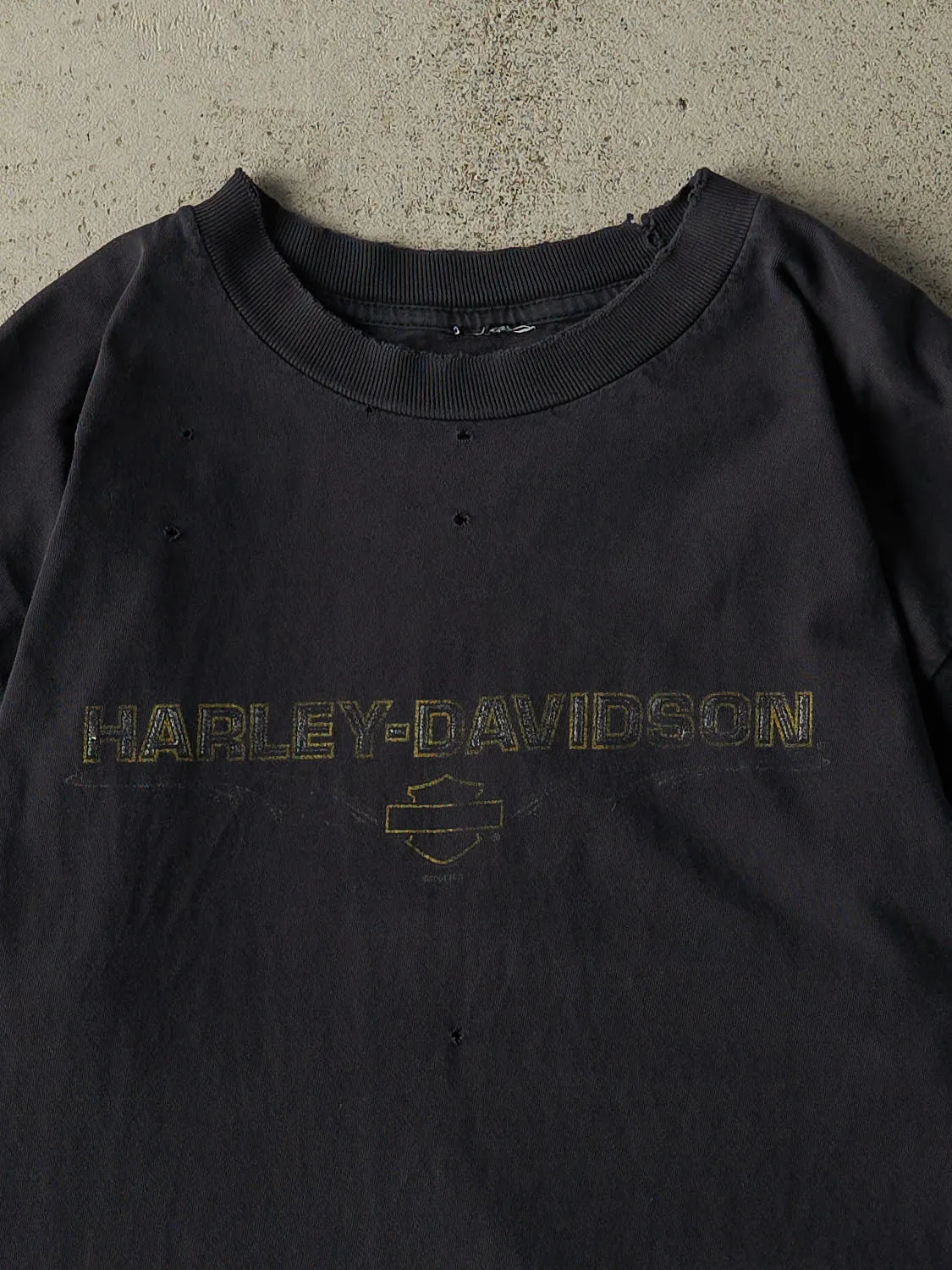Vintage 04' Faded Black Harley Davidson Prince George BC Tee (M/L) sold by Rebalance Vintage product image thumbnail 3