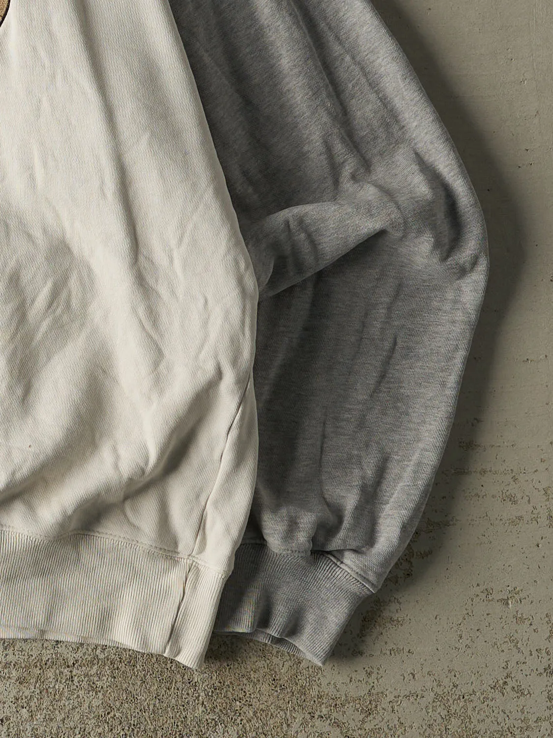 Vintage Y2K White & Grey Nautica Embroidered Crewneck (L/XL) sold by Rebalance Vintage product image thumbnail 4