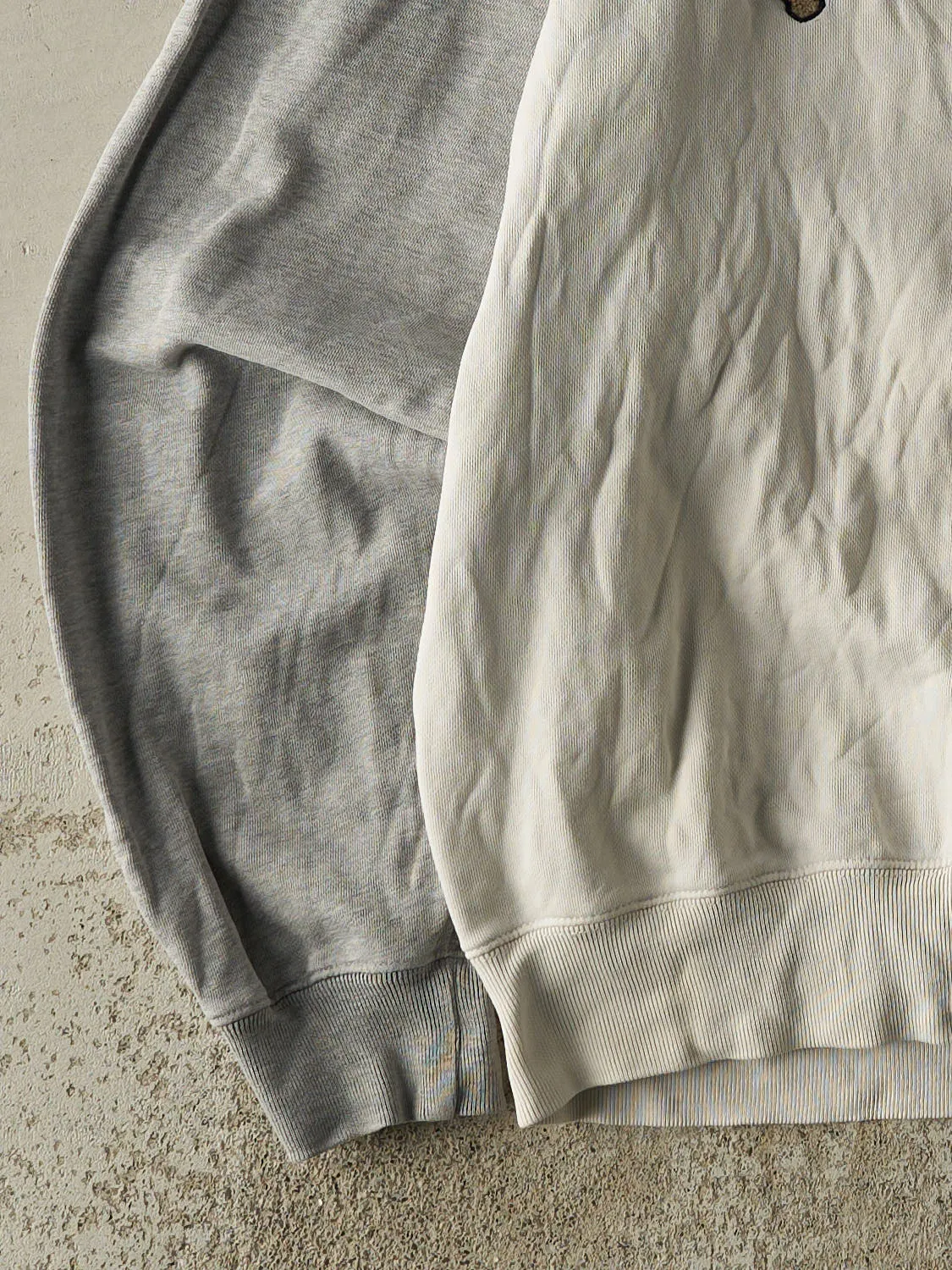 Vintage Y2K White & Grey Nautica Embroidered Crewneck (L/XL) sold by Rebalance Vintage product image thumbnail 3