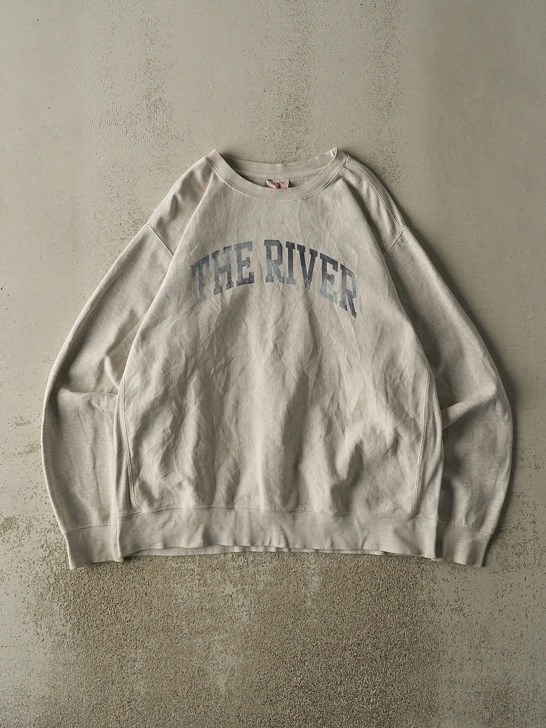 Vintage 90s Heather Grey The River Crewneck (XL/XXL) sold by Rebalance Vintage