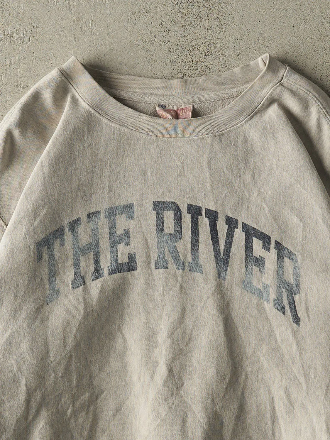 Vintage 90s Heather Grey The River Crewneck (XL/XXL) sold by Rebalance Vintage product image thumbnail 2