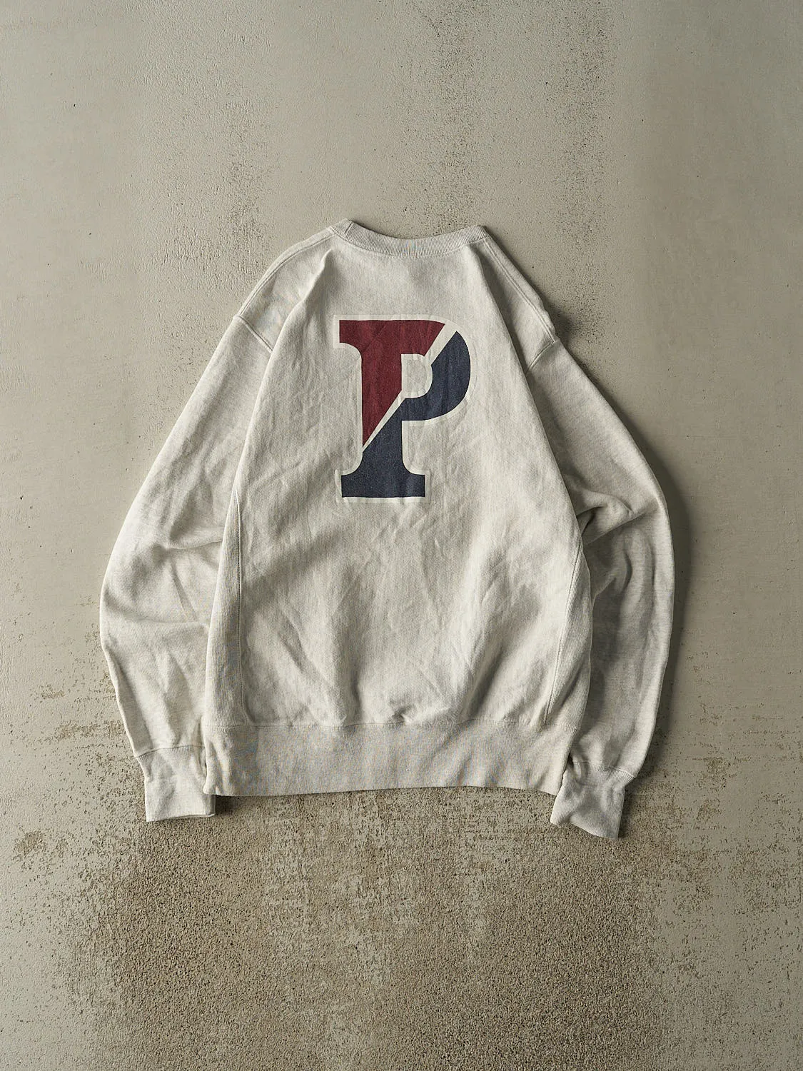 Vintage Y2K Heather Grey Penn Champion Reverse Weave Crewneck (M/L) sold by Rebalance Vintage product image thumbnail 2