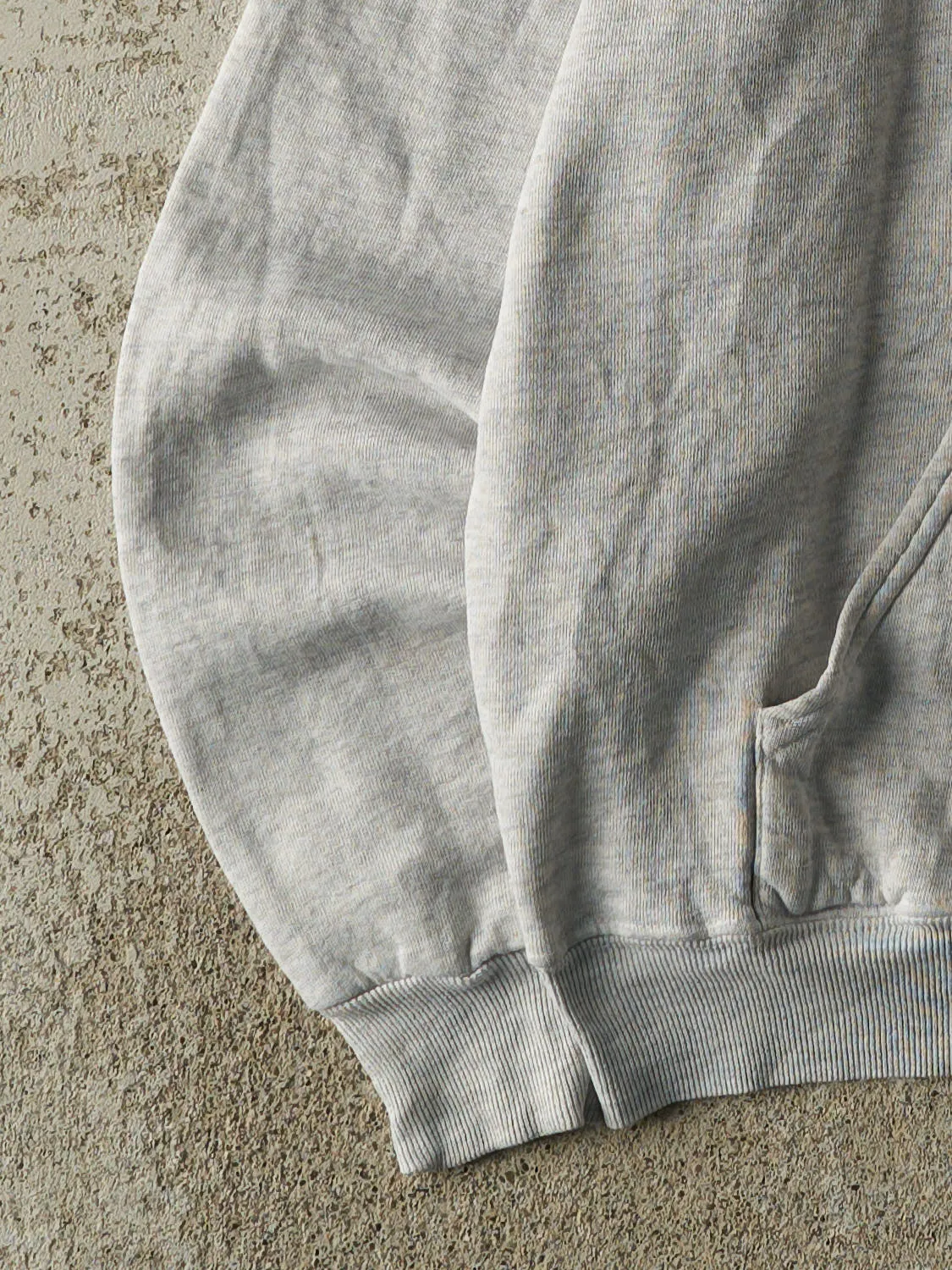 Vintage 90s Heather Grey Jersey Shore Bulldogs Football Hoodie (L) sold by Rebalance Vintage product image thumbnail 3