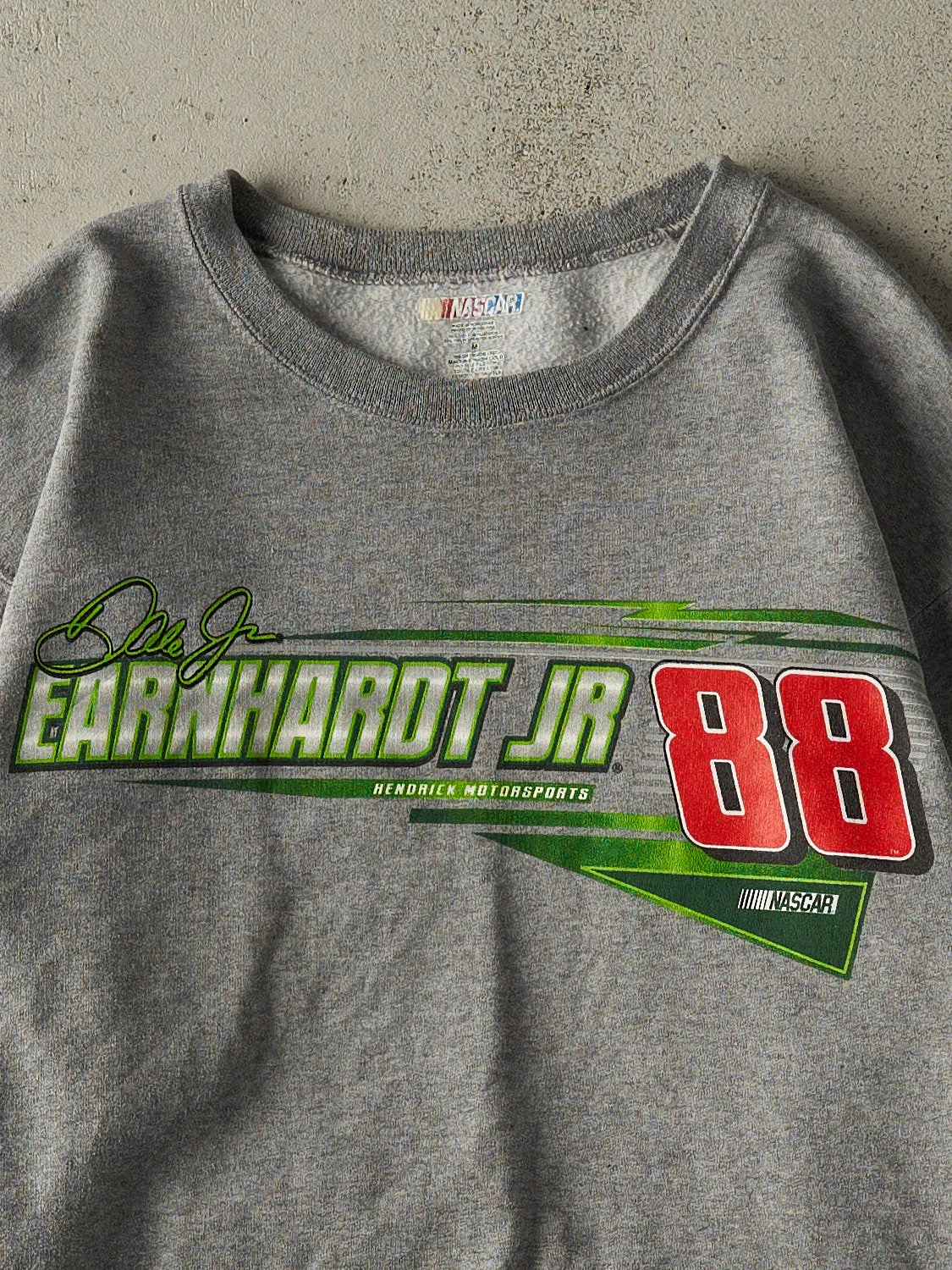 Vintage Y2K Grey Dale Earnhardt Jr Nascar Crewneck (M) sold by Rebalance Vintage product image thumbnail 2