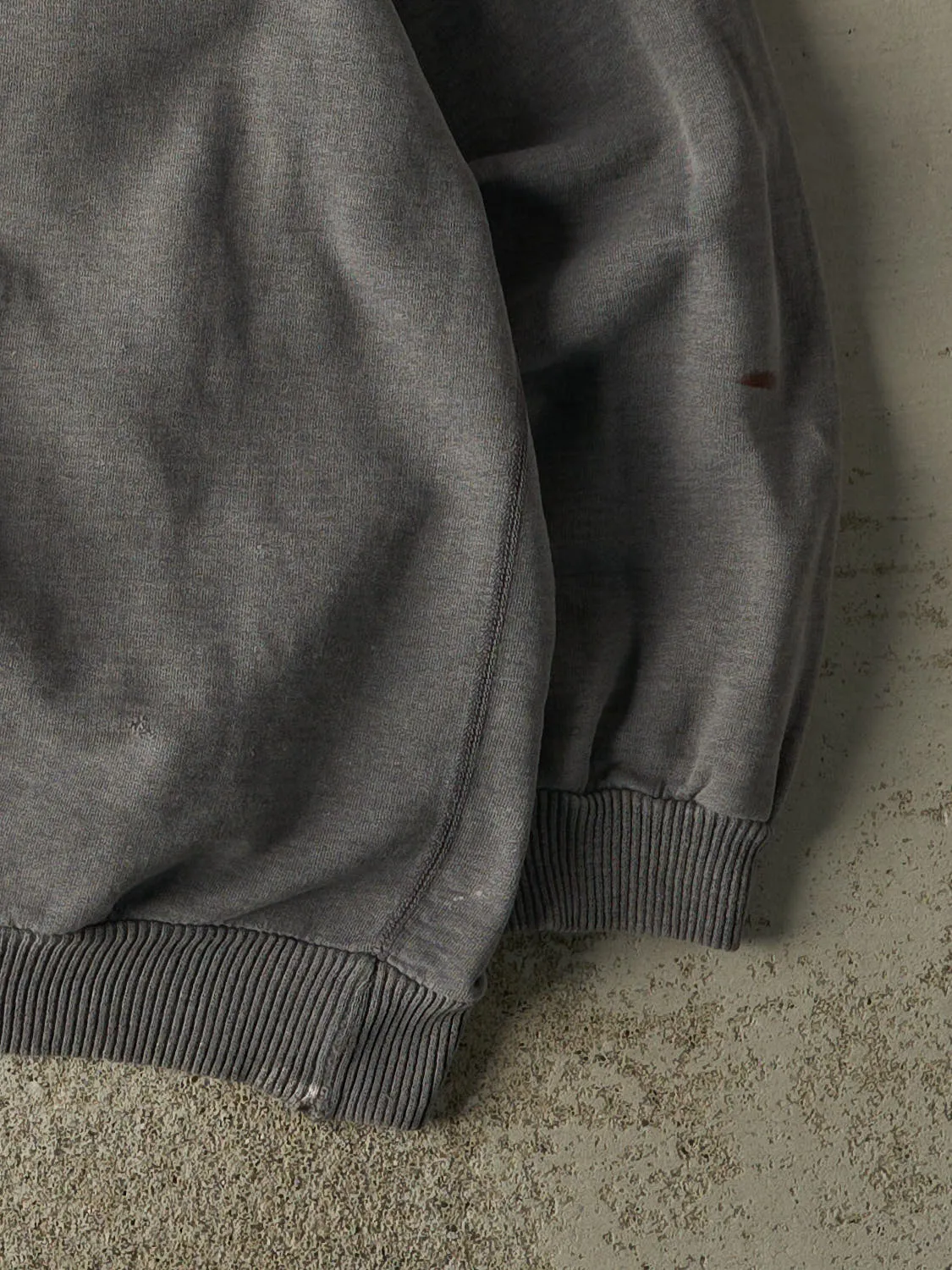 Vintage 90s Washed Grey Wind River Embroidered Crewneck (XL/XXL) sold by Rebalance Vintage product image thumbnail 4