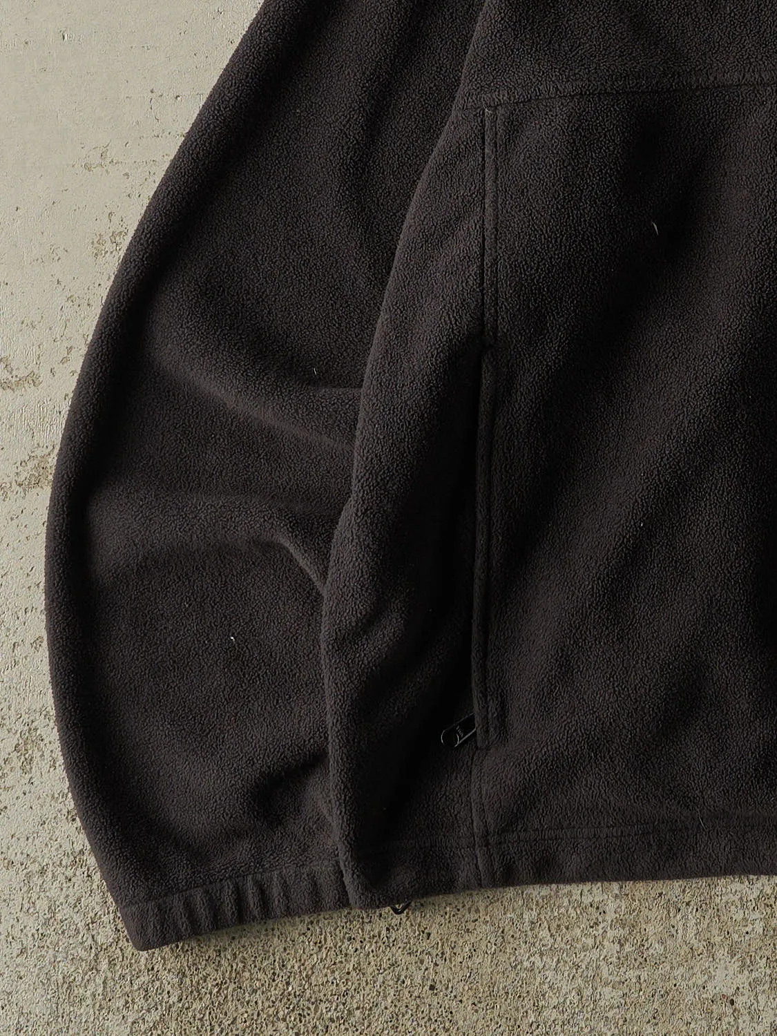 Vintage Y2K Charcoal Grey Columbia Embroidered Zip Up Fleece (L/XL) sold by Rebalance Vintage product image thumbnail 3