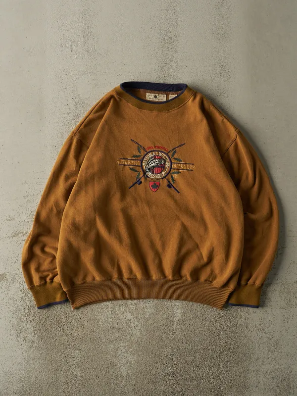 Vintage 90s Camel National Wildlife Preserve Embroidered Crewneck (L/XL) sold by Rebalance Vintage