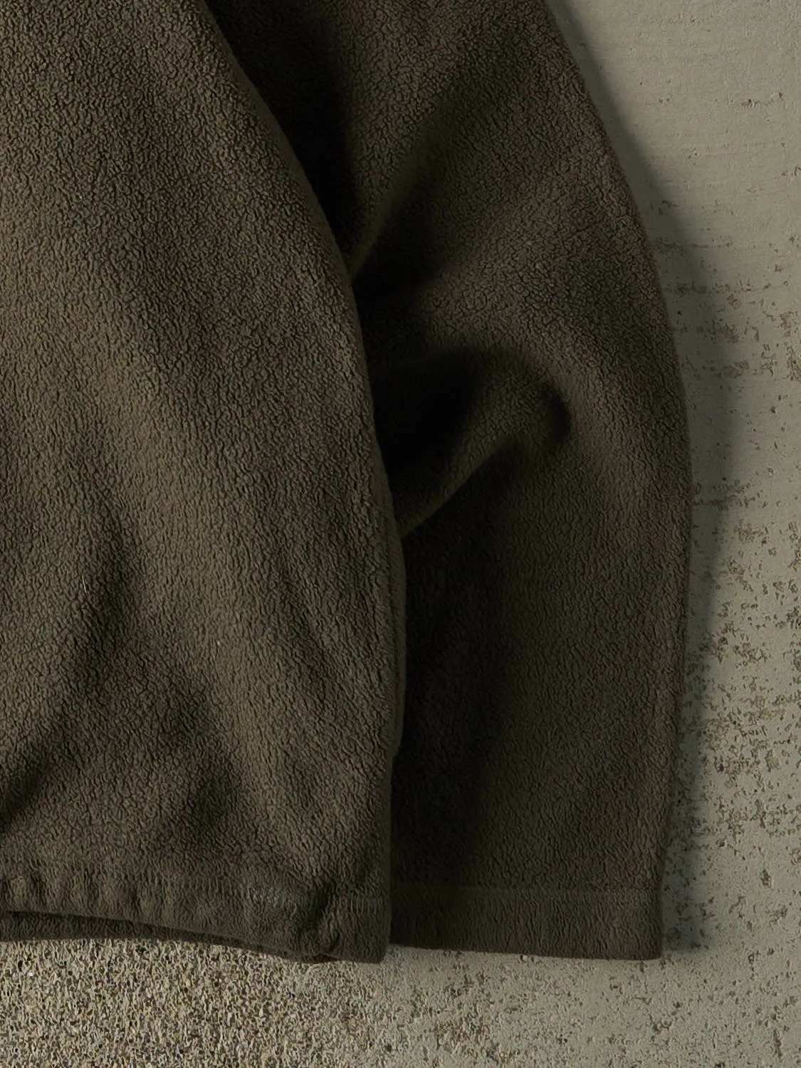 Vintage 90s Green Old Navy Embroidered Quarter Zip Fleece (L/XL) sold by Rebalance Vintage product image thumbnail 4