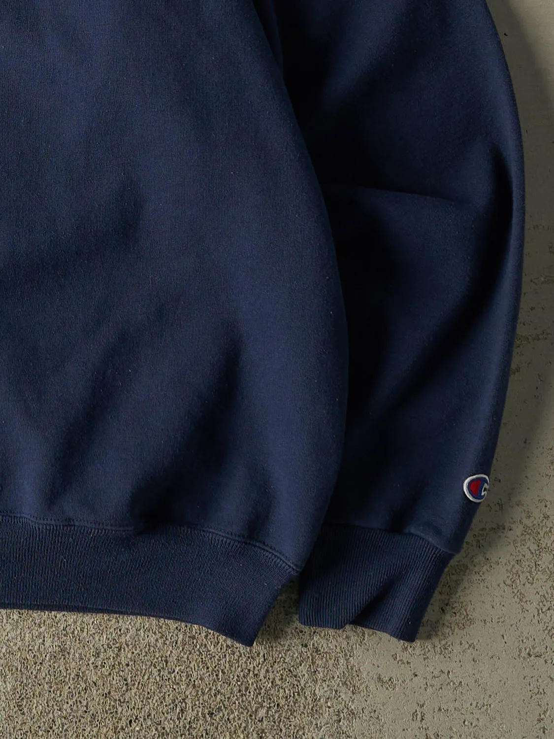 Vintage 90s Navy Blue Champion Logo Crewneck (M/L) sold by Rebalance Vintage product image thumbnail 4