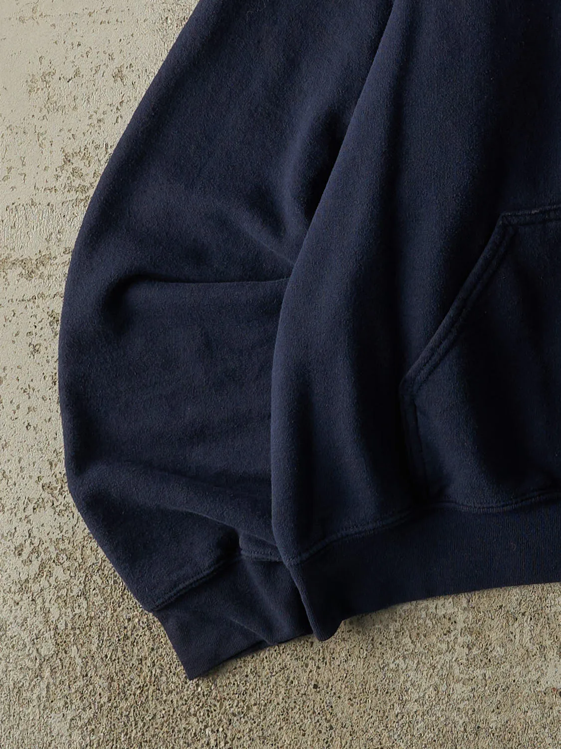 Vintage Y2K Navy Blue New York State Docs Embroidered Hoodie (S/M) sold by Rebalance Vintage product image thumbnail 3