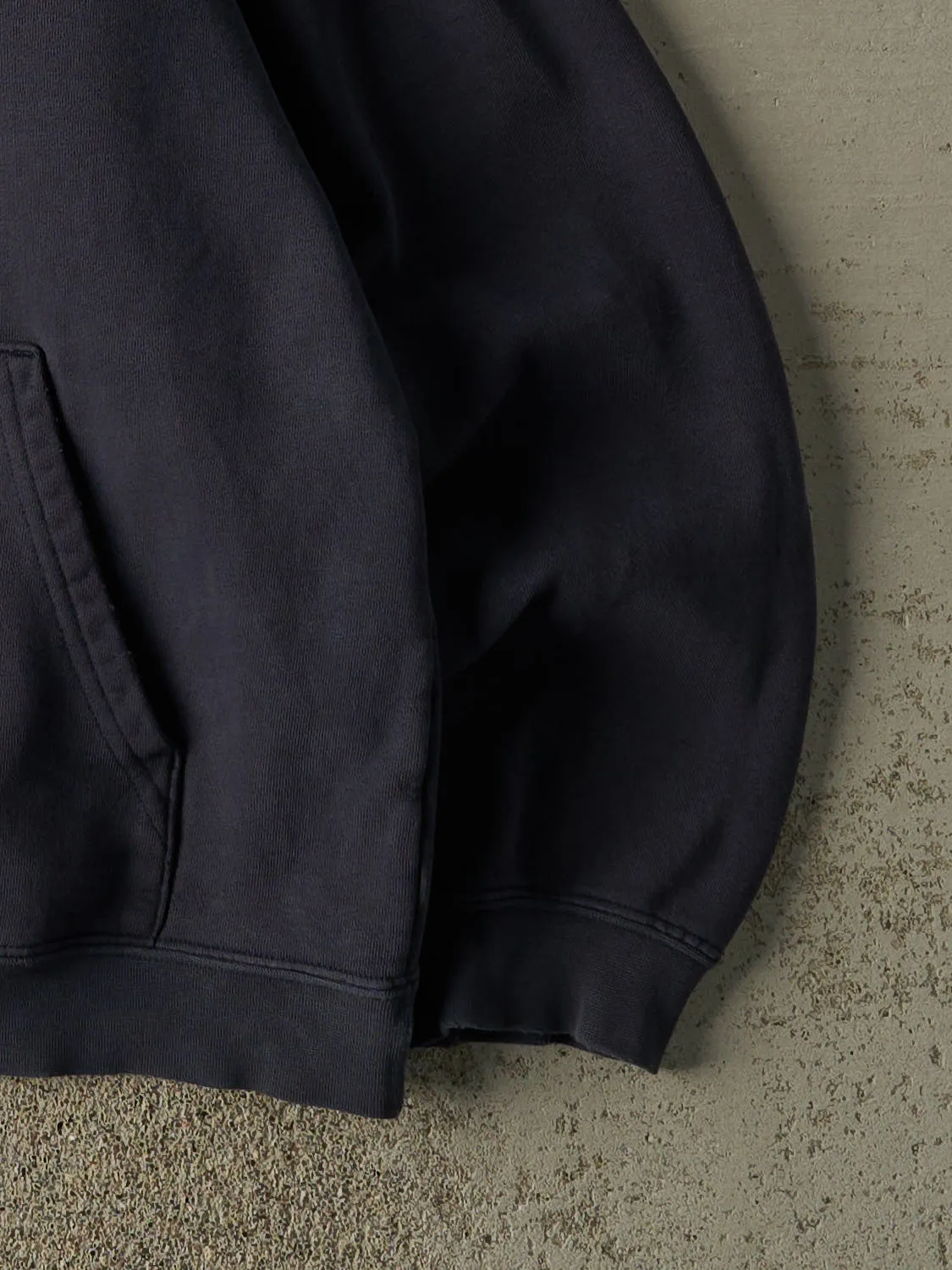 Vintage 90s Navy Blue Adidas Embroidered Hoodie (M/L) sold by Rebalance Vintage product image thumbnail 3