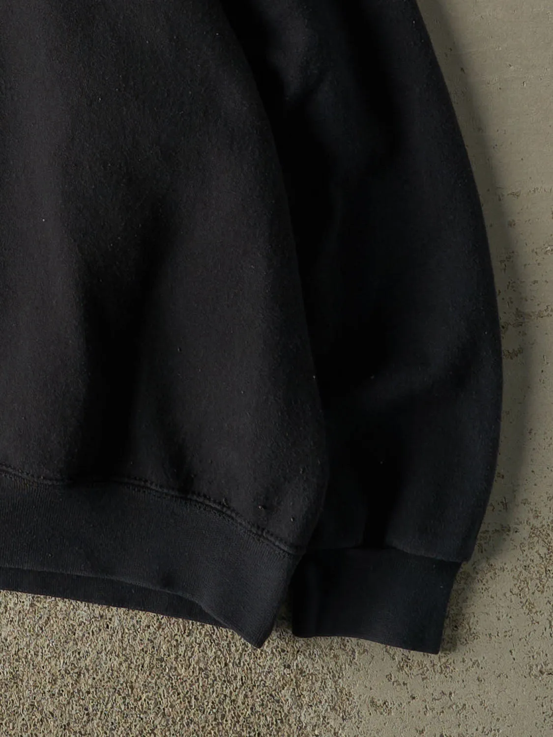 Vintage 90s Faded Black Blank Crewneck (XL) sold by Rebalance Vintage product image thumbnail 4