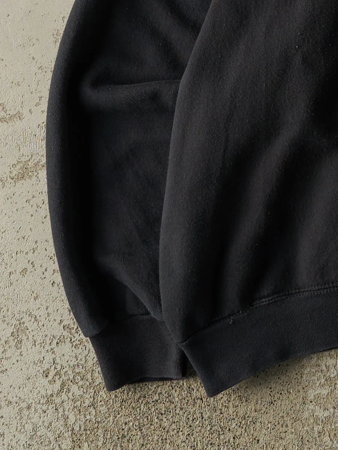Vintage 90s Faded Black Blank Crewneck (XL) sold by Rebalance Vintage product image thumbnail 3