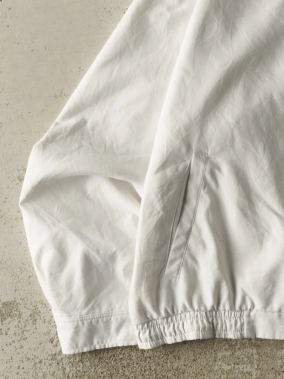 Vintage 90s White Polo Ralph Lauren Harrington Jacket (L/XL) sold by Rebalance Vintage product image thumbnail 3
