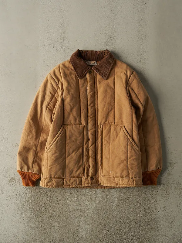 Vintage 70s Beige Insulated Chore Jacket (M/L) sold by Rebalance Vintage