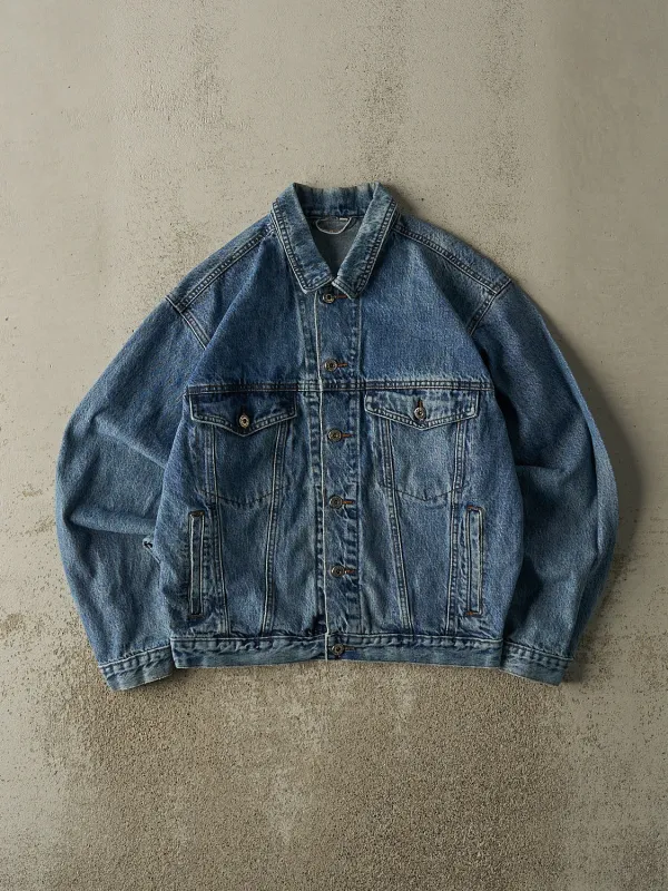 Vintage 90s Light Wash Jonny Q Denim Jacket (S/M) sold by Rebalance Vintage