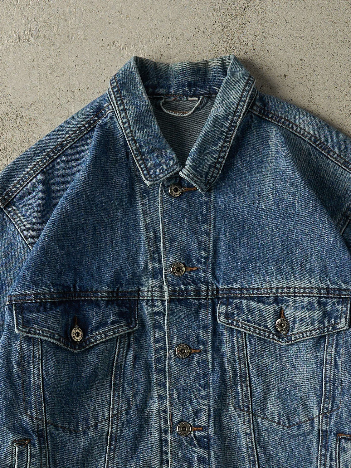 Vintage 90s Light Wash Jonny Q Denim Jacket (S/M) sold by Rebalance Vintage product image thumbnail 2