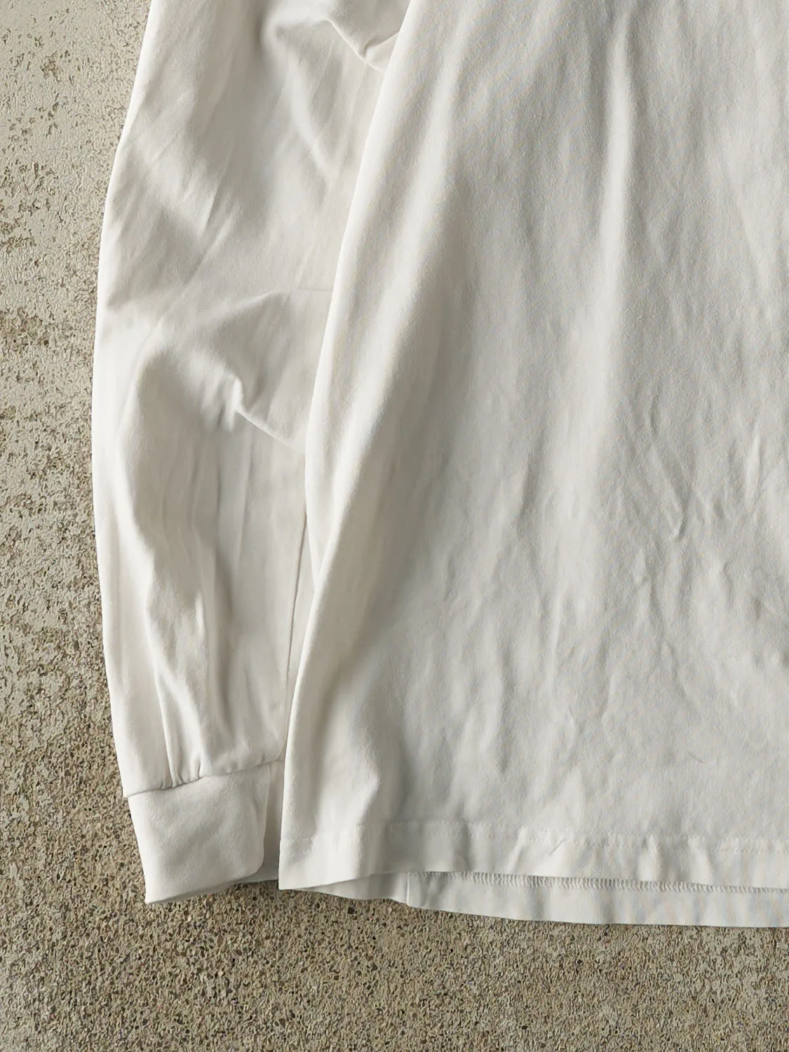 Vintage Y2K White Ohio State University Embroidered Mock Neck Long Sleeve (XL) sold by Rebalance Vintage product image thumbnail 3