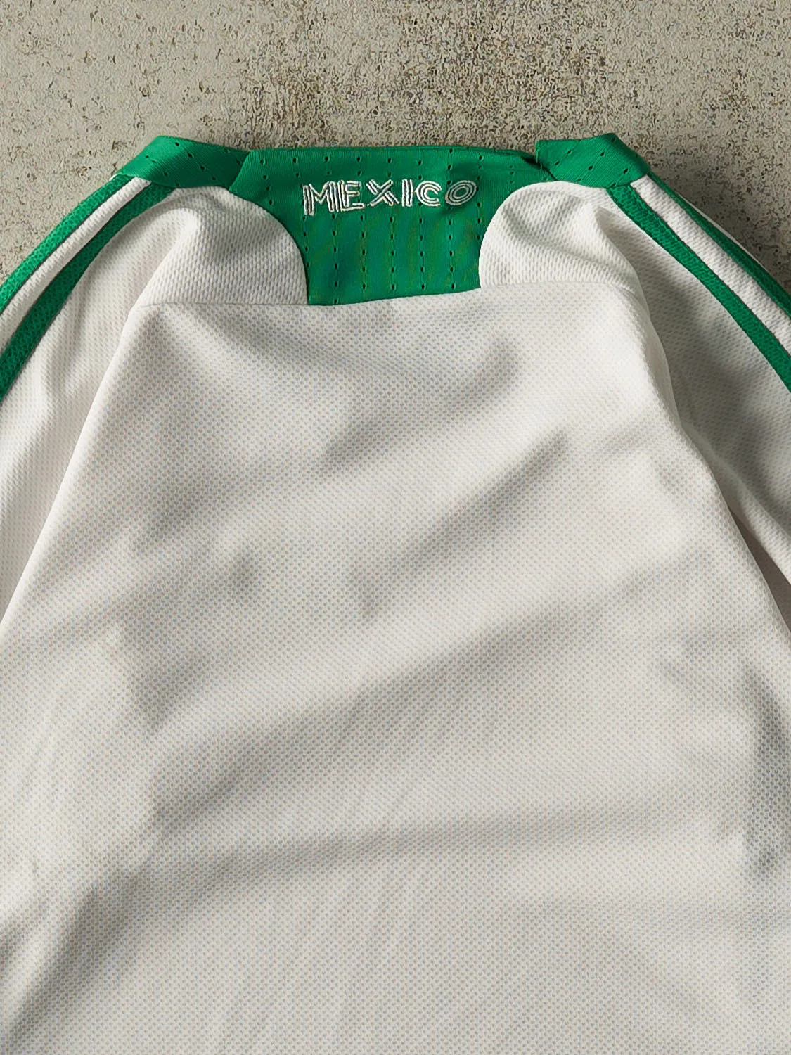 Vintage 07' White Adidas Mexico Soccer Jersey (M) sold by Rebalance Vintage product image thumbnail 4