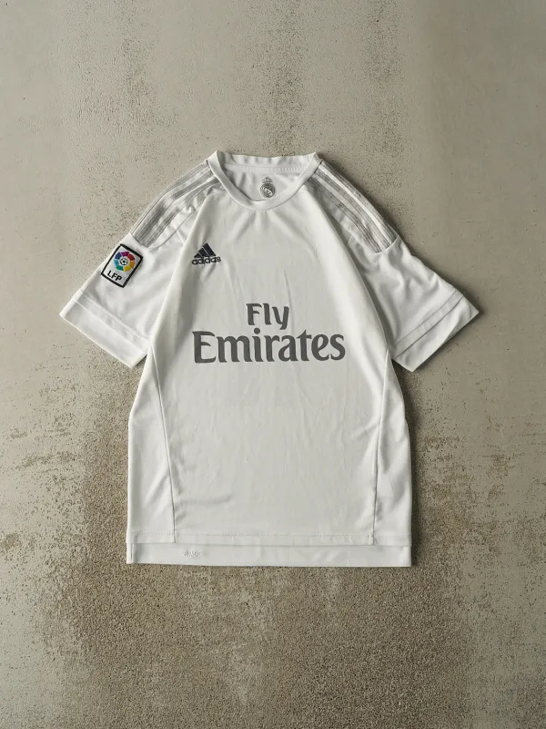 Vintage Y2K White Real Madrid #11 Gareth Bale Soccer Jersey (M) sold by Rebalance Vintage