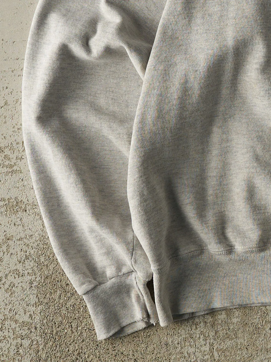 Vintage 90s Heather Grey Champion Embroidered Crewneck (M/L) sold by Rebalance Vintage product image thumbnail 3